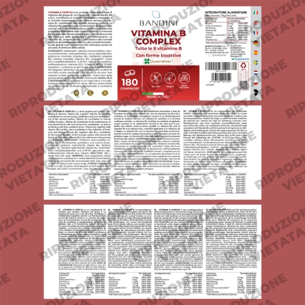 Integratore di Vitamina B Complex