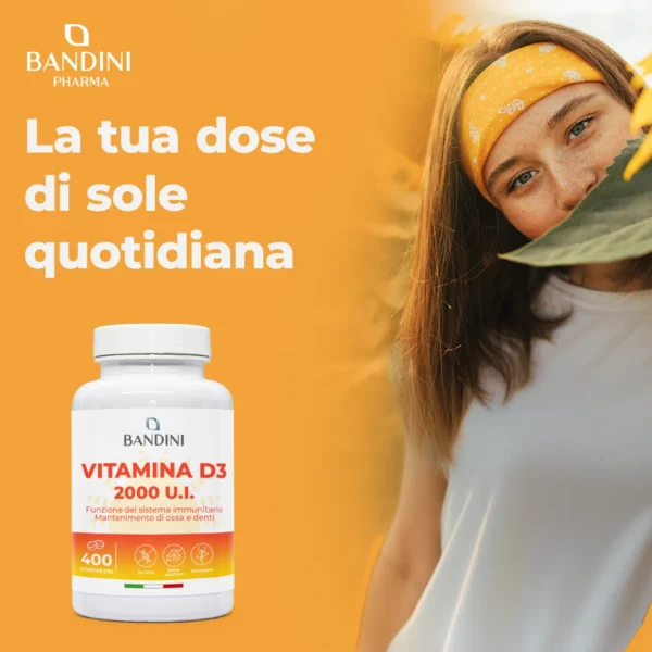 Integratore di Vitamina D3 2000 U.I