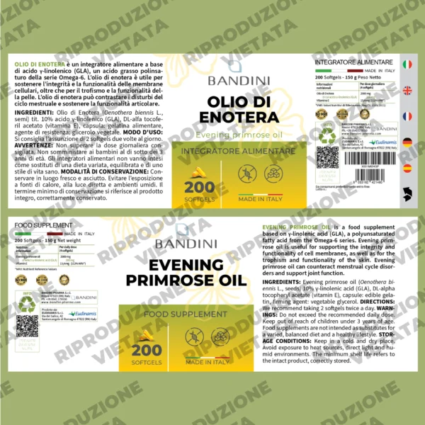 Olio Di Enotera 200 Softgels 2000 Mg It.pt04