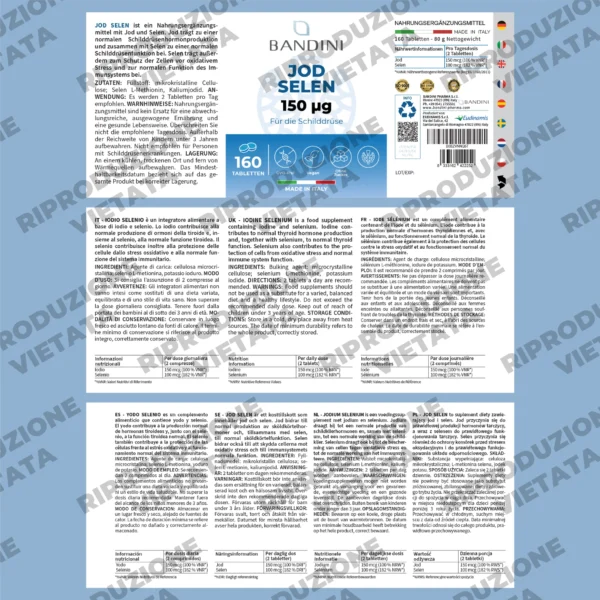 Iode Selenium 150 Mcg 160 Compresse.pt04
