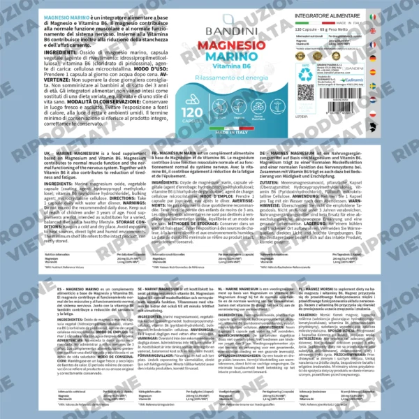 Integratore di Magnesio Marino