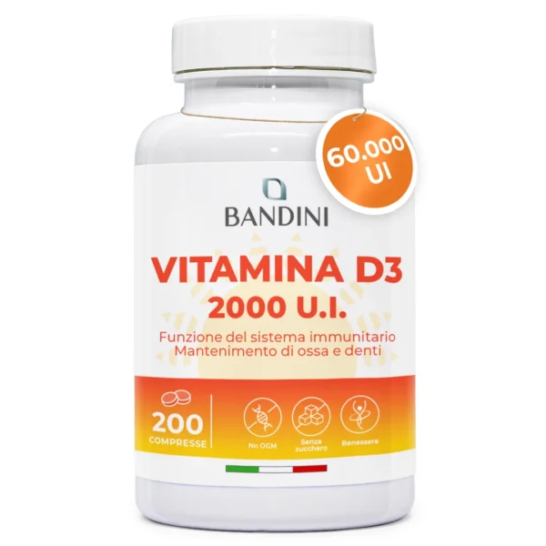 Integratore di Vitamina D3 2000 U.I