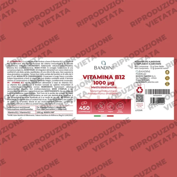 Integratore di Vitamina B12 450
