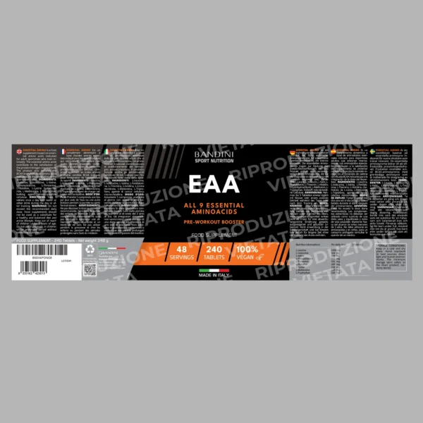 Eaa Aminoacidi Essenziali In Compresse 240 Compresse It.pt04