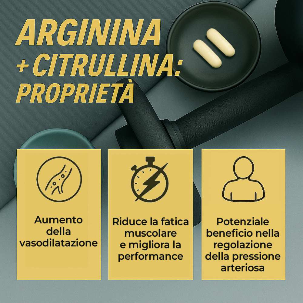 Arginina Citrullina Benefici