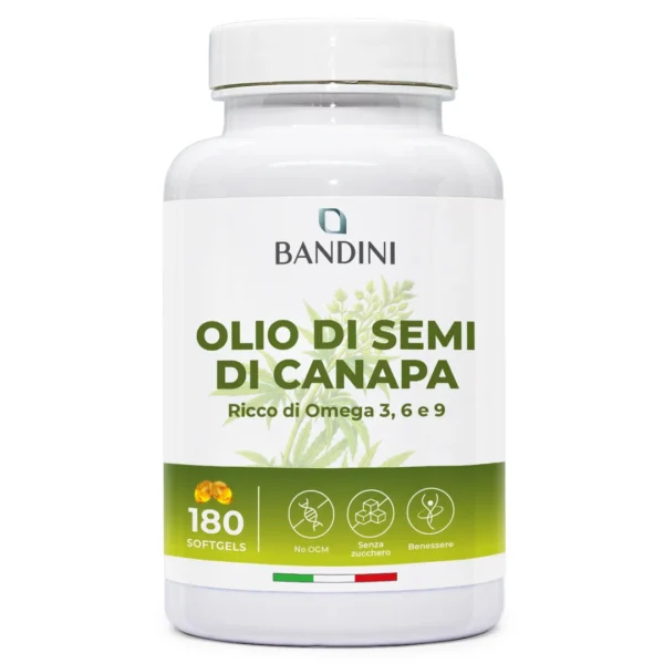 Olio di semi di canapa – 180 softgel
