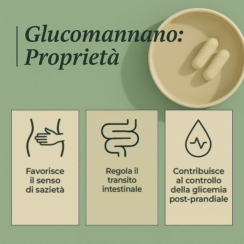 Glucomannano Benefici