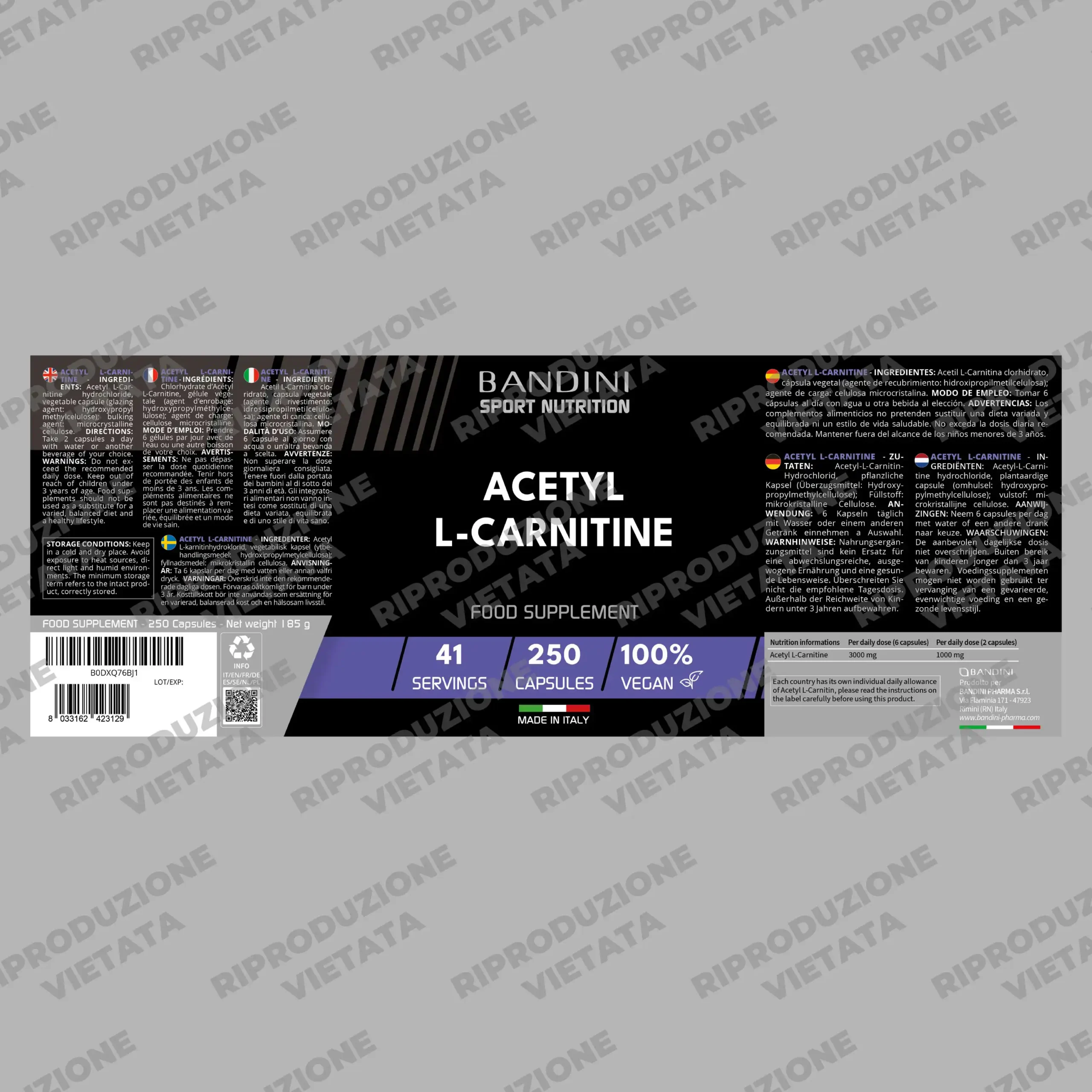 acetil-l-carnitina quando assumerla Carnitina: benefici, dosaggio, effetti e quando assumerla main image 1