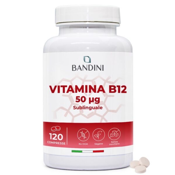 Vitamina B12 sublinguale – 120 compresse