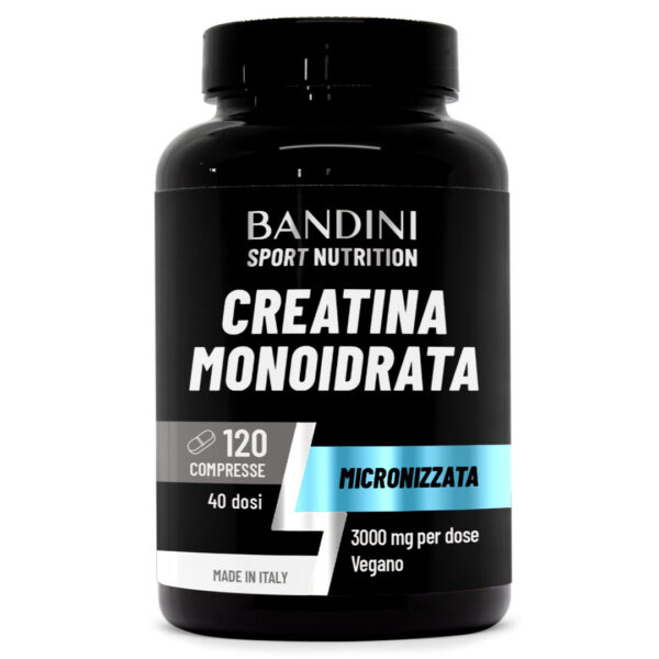Creatina Monoidrato Micronizzata – 120 Compresse