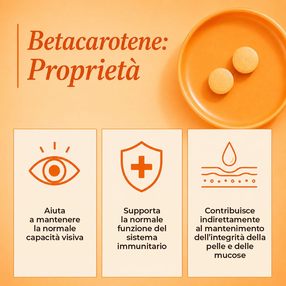 Betacarotene Benefici