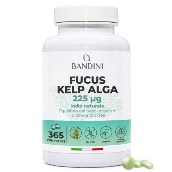 Fucus Kelp Algae 225mcg – 365 Compresse