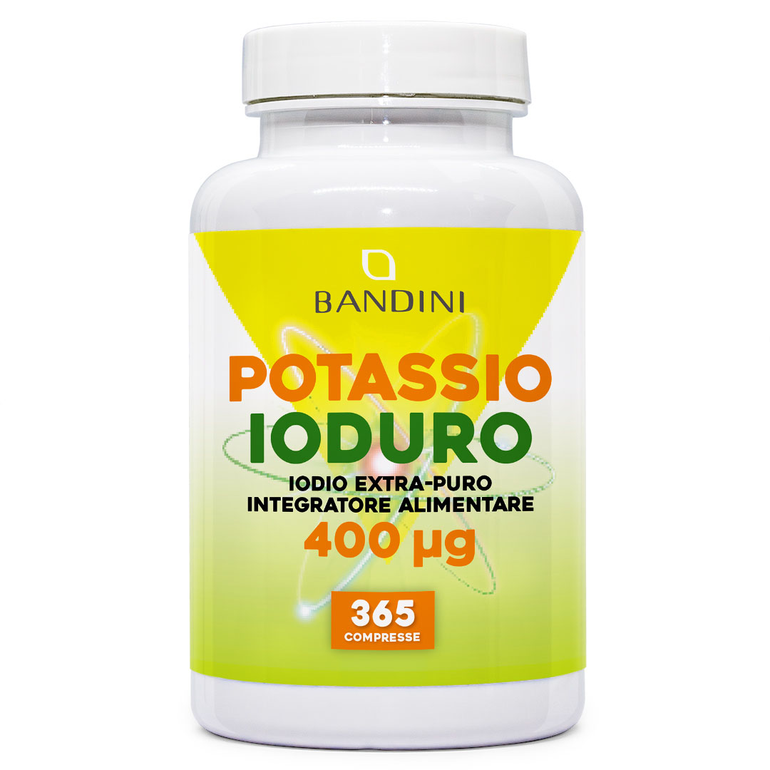 Ioduro di Potassio 400 mcg 365 compresse BANDINI main