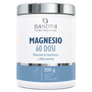 Magnesio 60 dosi polvere 300 grammi BANDINI main