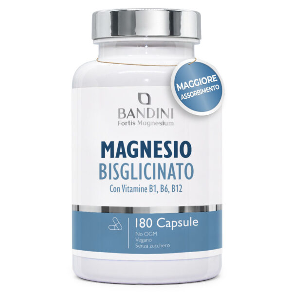 Magnesio bisglicinato – 180 capsule