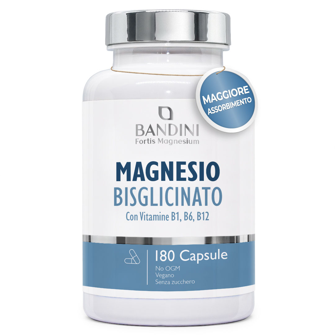 Magnesio bisglicinato 180 capsule BANDINI main