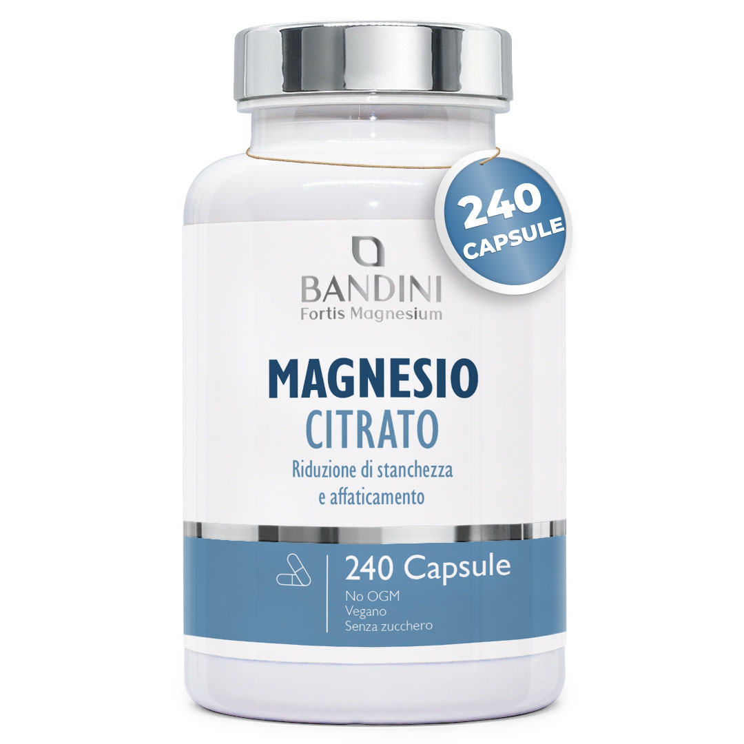 Magnesio Citrato 240 capsule BANDINI main