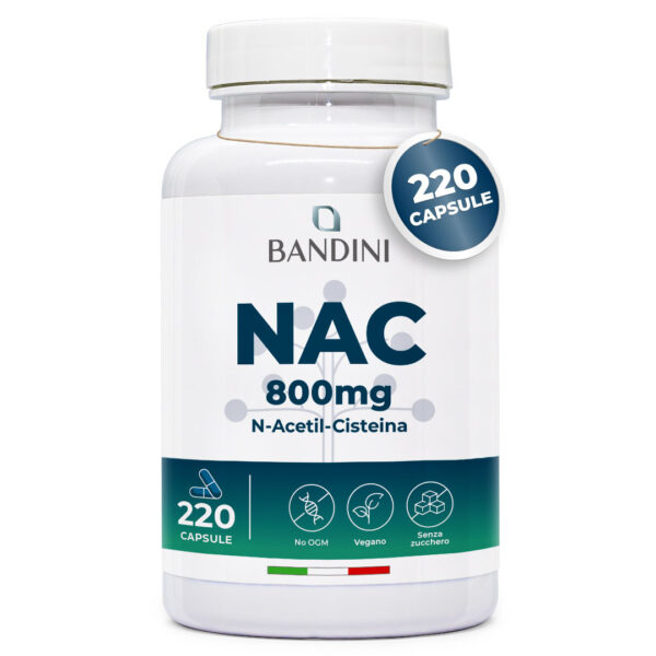 NAC N-Acetil-Cisteina 800mg – 220 Capsule