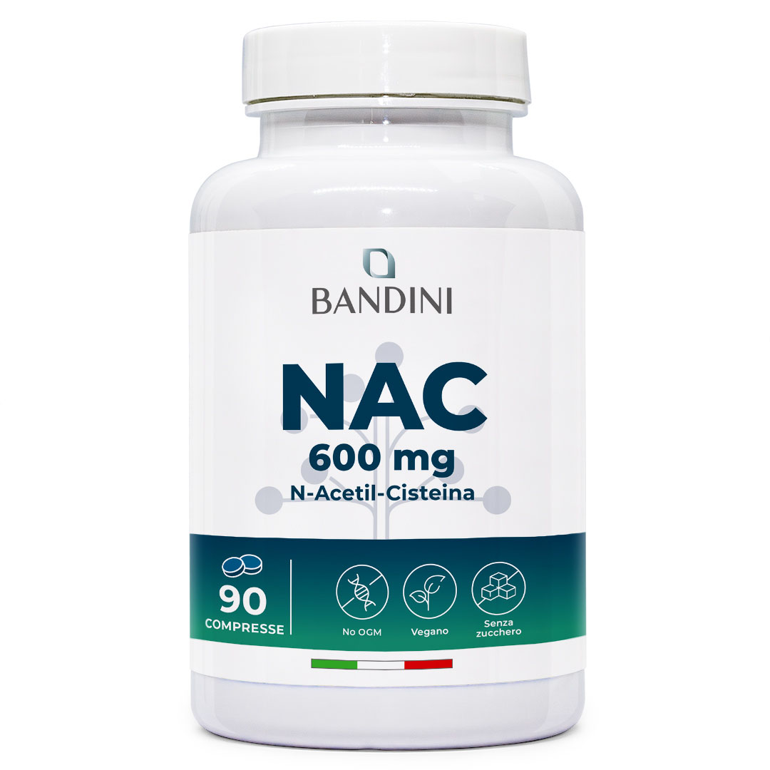 NAC N Acetil Cisteina 90 Compresse BANDINI main