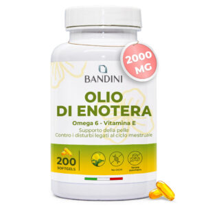 Olio di Enotera 200 Softgels BANDINI main