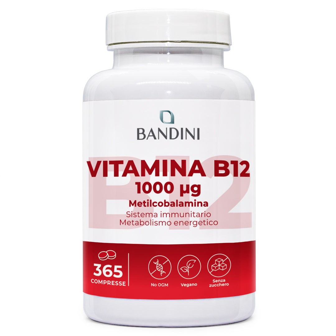Vitamina B12 365 compresse BANDINI main