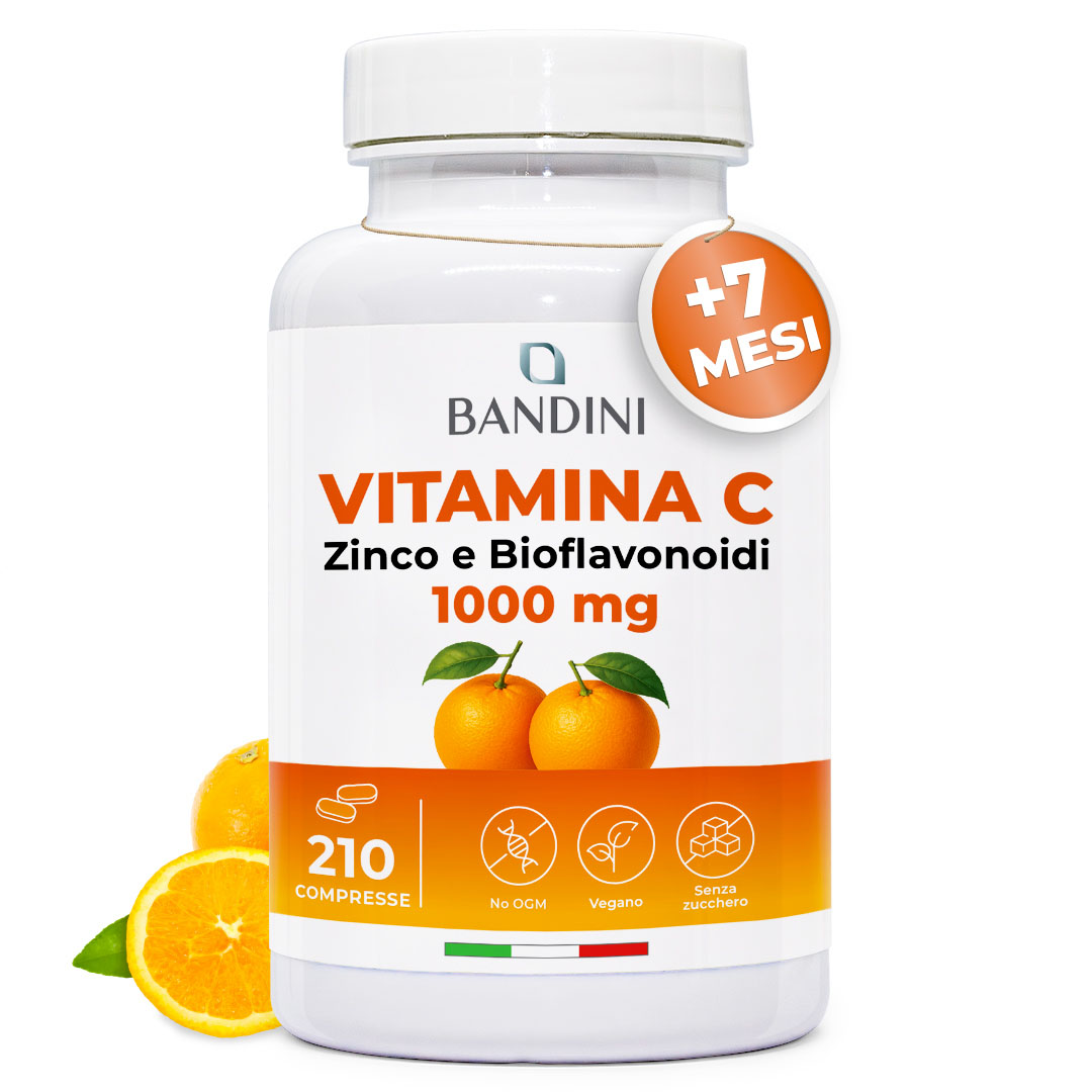 Vitamina C con Zinco 210 compresse BANDINI main