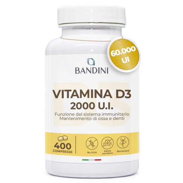 Vitamina D3 2000 U.I. – 400 compresse