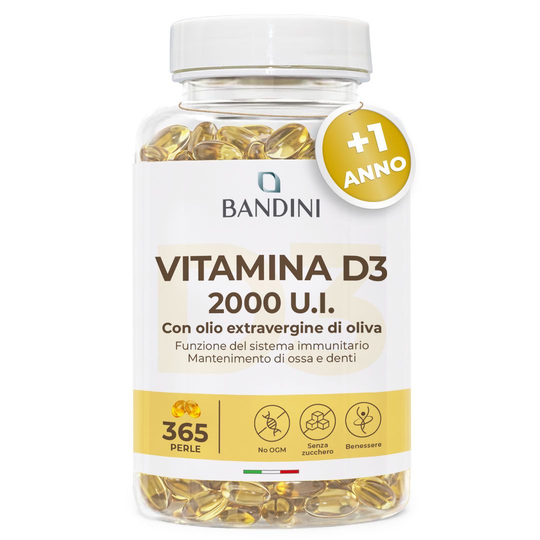 Vitamina D3 365 Softgels BANDINI main