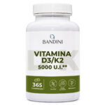 Vitamina D3 5000 UI K2 365 compresse BANDINI main